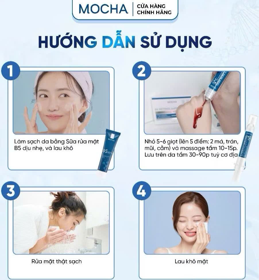 Kem Dưỡng MOCHA Biovector 6 Active 30ml – Phục Hồi Da, Cấp Ẩm, Làm Dịu Cho Da Dầu Mụn Nhạy Cảm