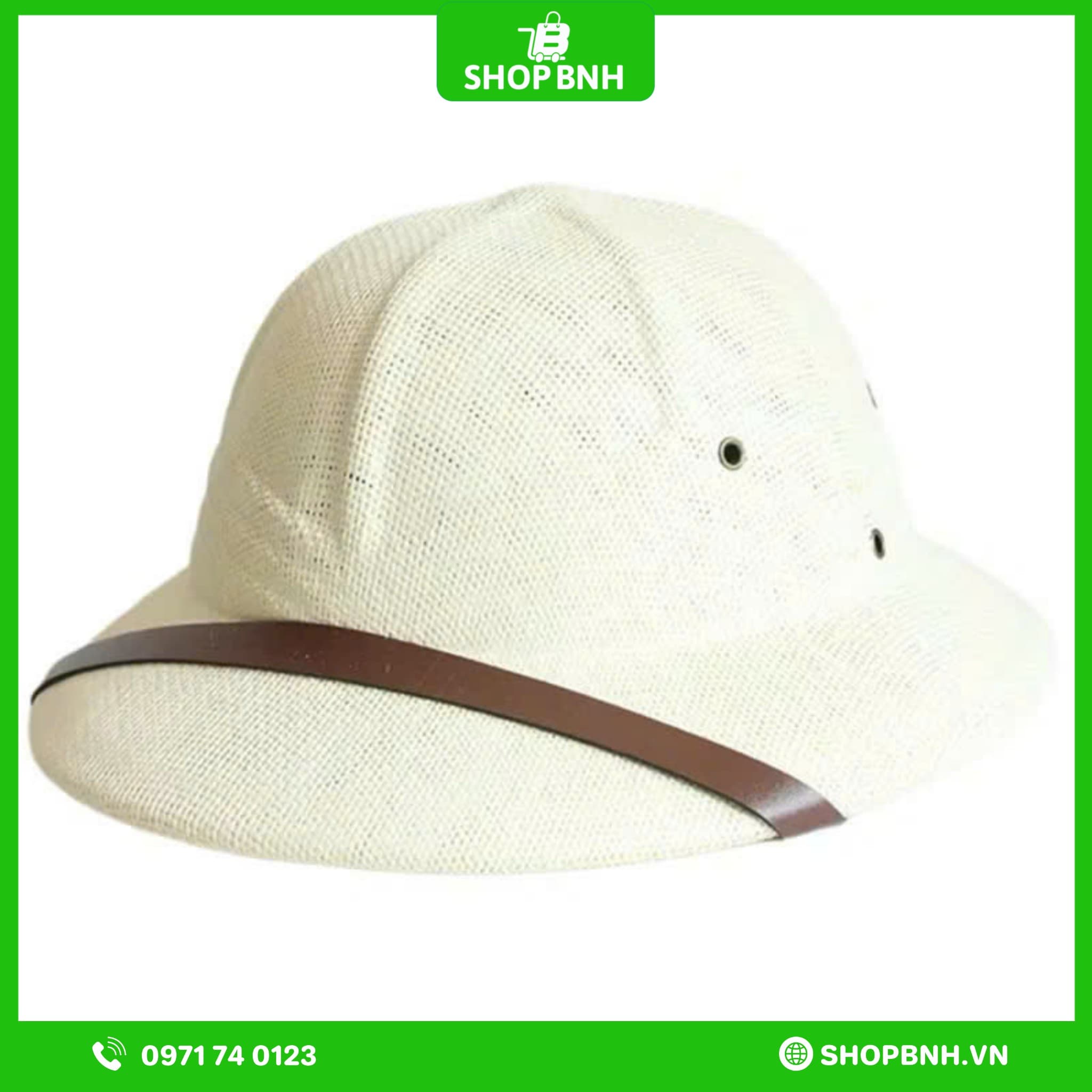 Mũ cói vành rộng gắn cờ Việt Nam – Mũ đi biển form cứng cao cấp, chống nắng, có chỉnh size 56–61cm