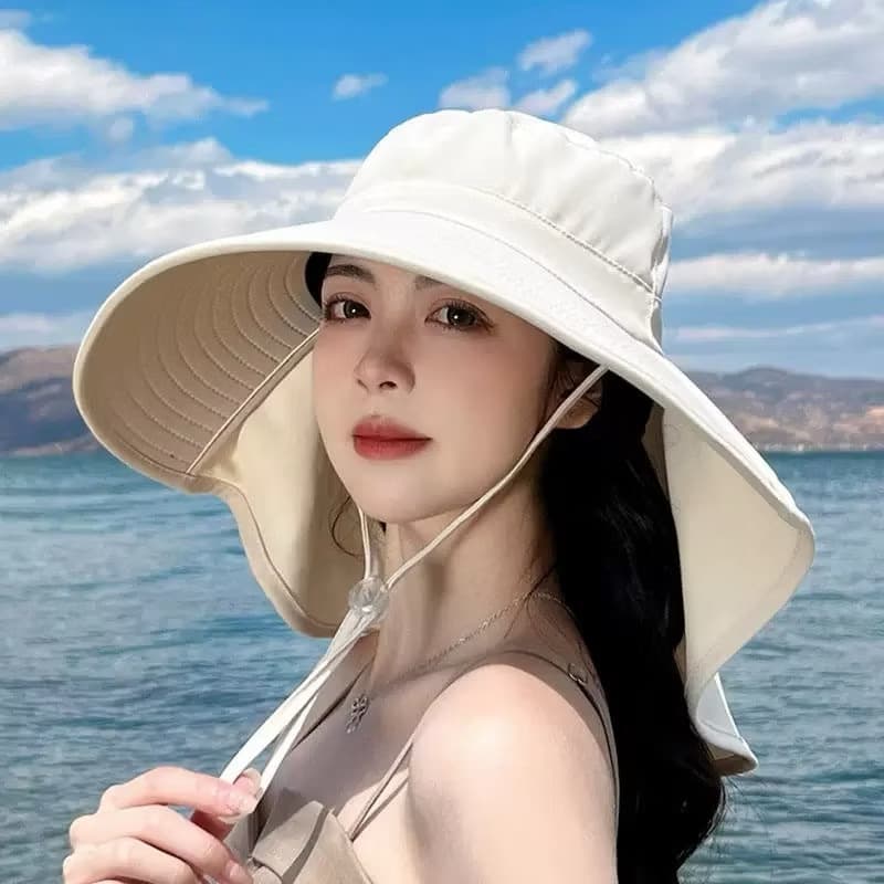 Mũ Vành Rộng Chống Nắng Nữ Kiểu Mới – Chống Tia UV, Chống Thấm, Thời Trang Cao Cấp